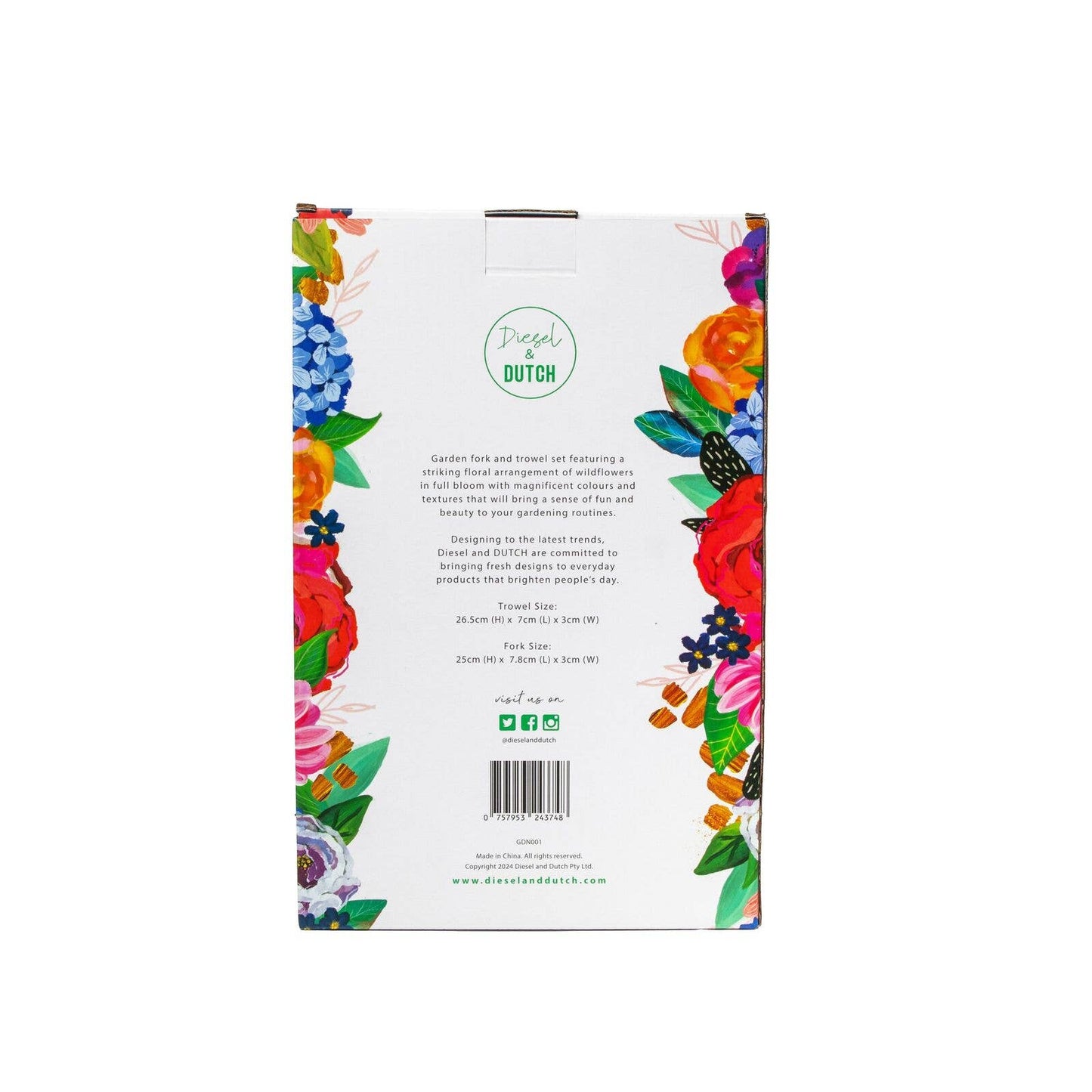 Wildflowers Garden Trowel and Fork Set [4]