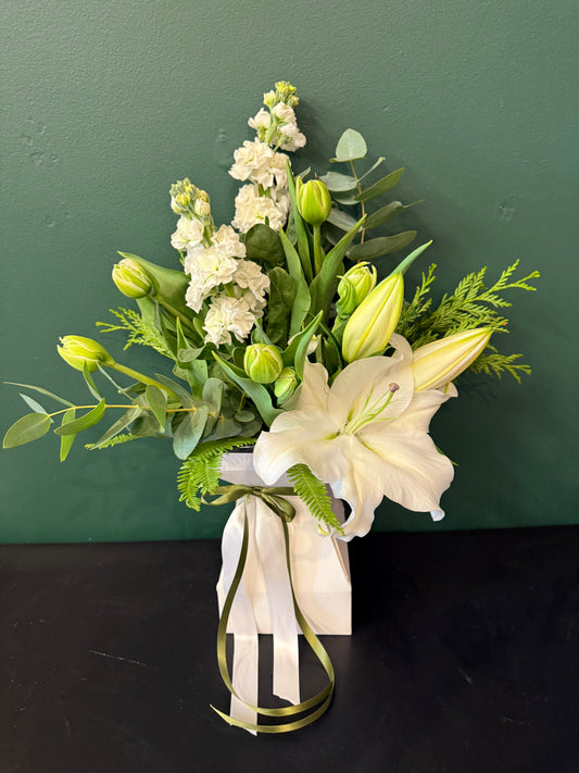 All White Blooms